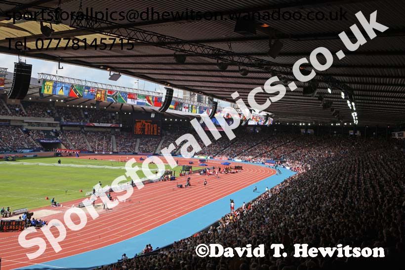 Hampden Park full for the Commonwealth Games, Glasgow. Photo: David T. Hewitson/Sports for All Pics